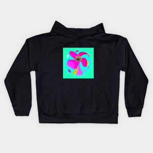 Psychedelic Flower 3 | AI Generated design by @remlorart T-Shirt Kids Hoodie